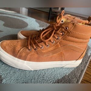 Vans Sk8-Hi MTE Brown Sneakers Scotchgard Lined M 7.5/W9